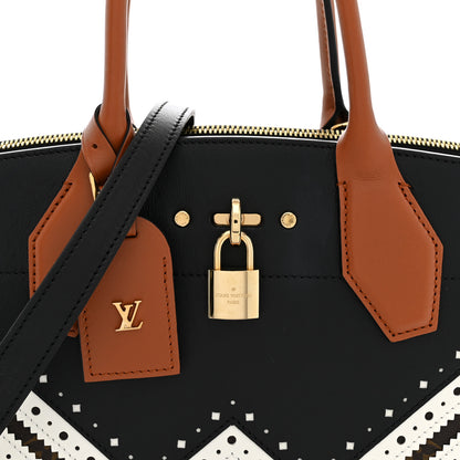 Louis Vuitton Reverse Monogram Brogue City Steamer MM Bag 7 of 13