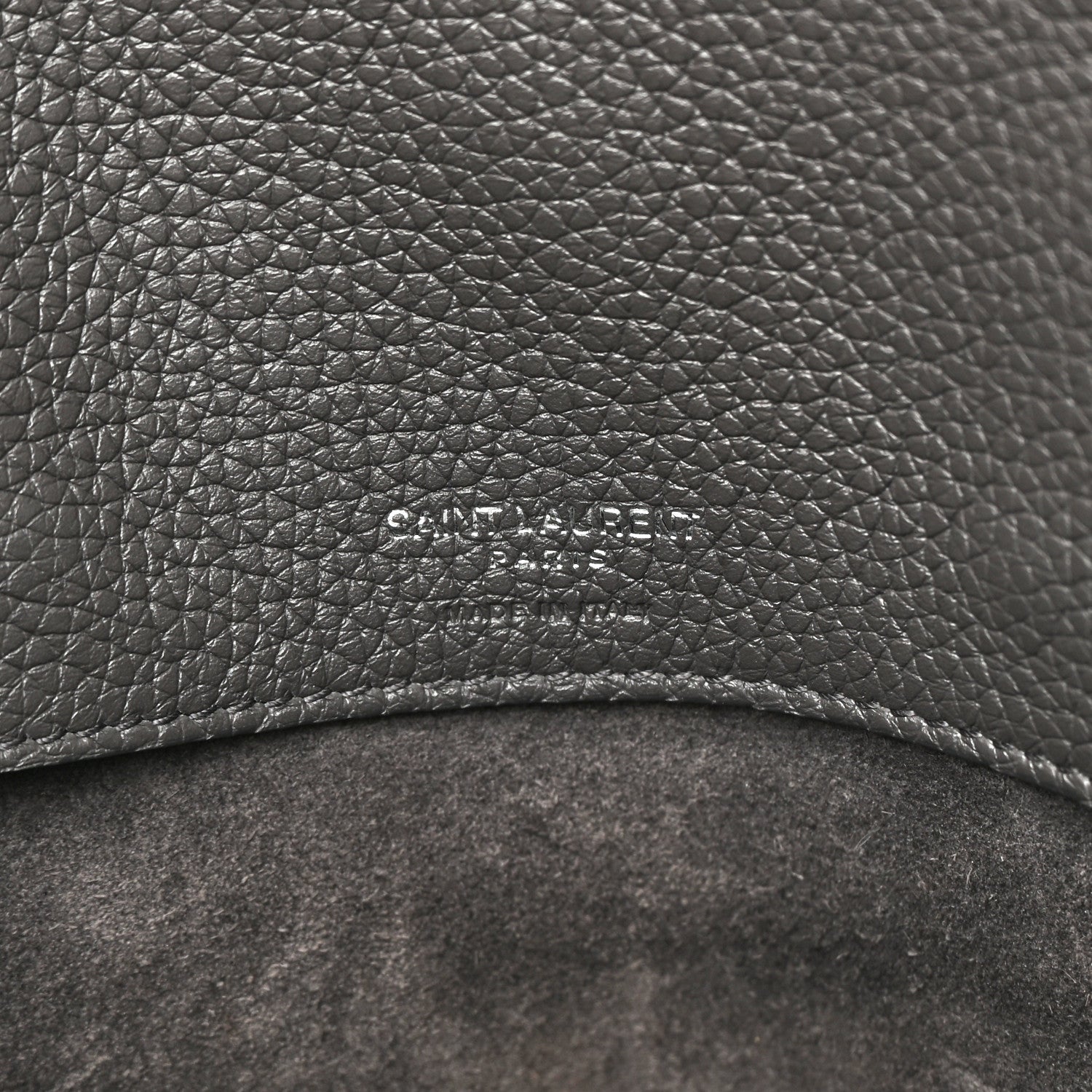 Saint Laurent Grained Calfskin Small Supple Sac De Jour Fog 6 of 17