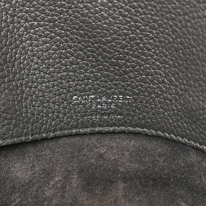 Saint Laurent Grained Calfskin Small Supple Sac De Jour Fog 6 of 17