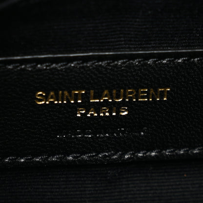 Saint Laurent Calfskin Canvas Monogram Lou Belt Bag Natural Beige Brick 6 of 10