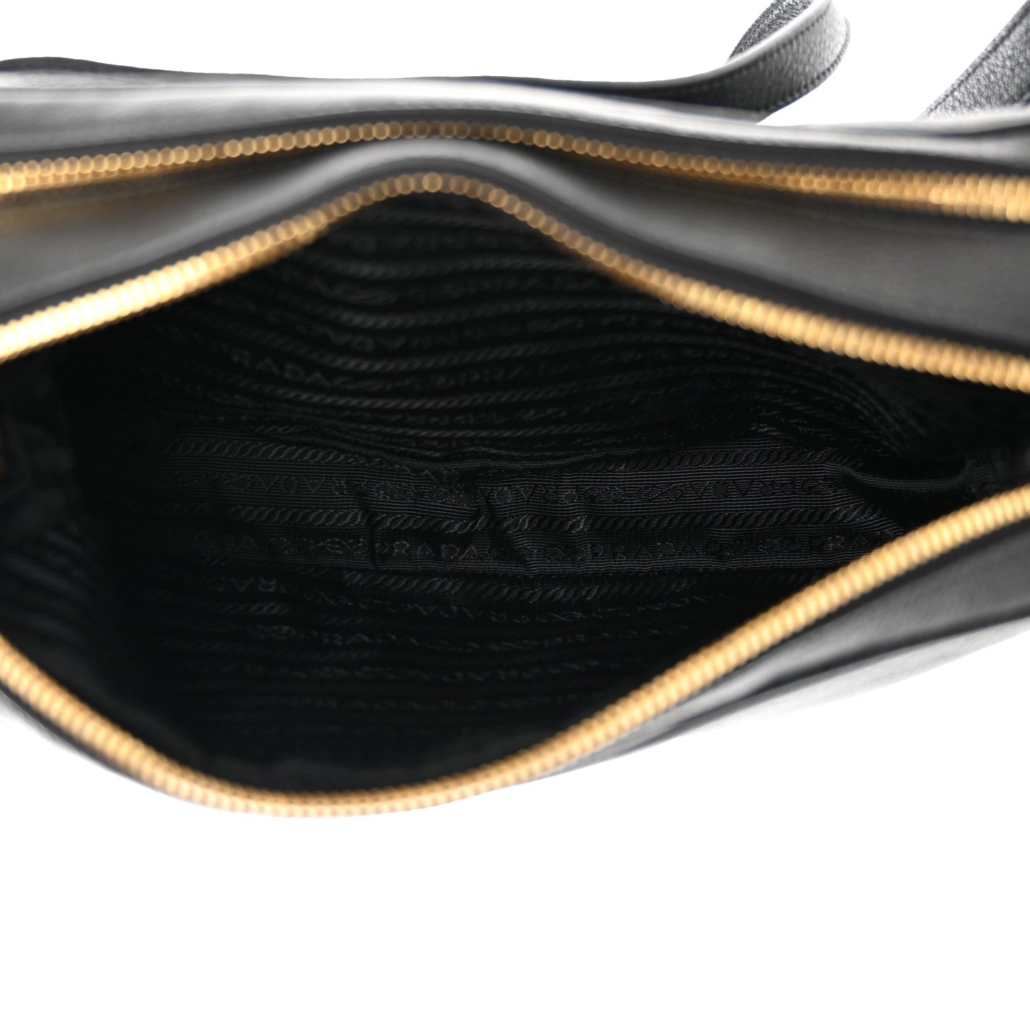 Prada Vitello Phenix Camera Bag Black 9 of 12