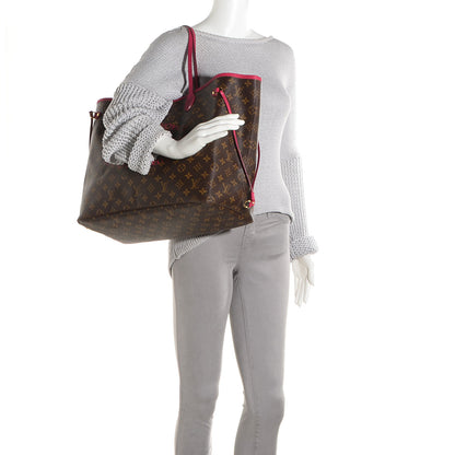 Louis Vuitton Monogram Articles de Voyage Ikat Neverfull GM Rose Indien 2 of 14