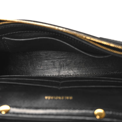 Balenciaga Shiny Box Calfskin Hourglass Chain Bag Black 5 of 12