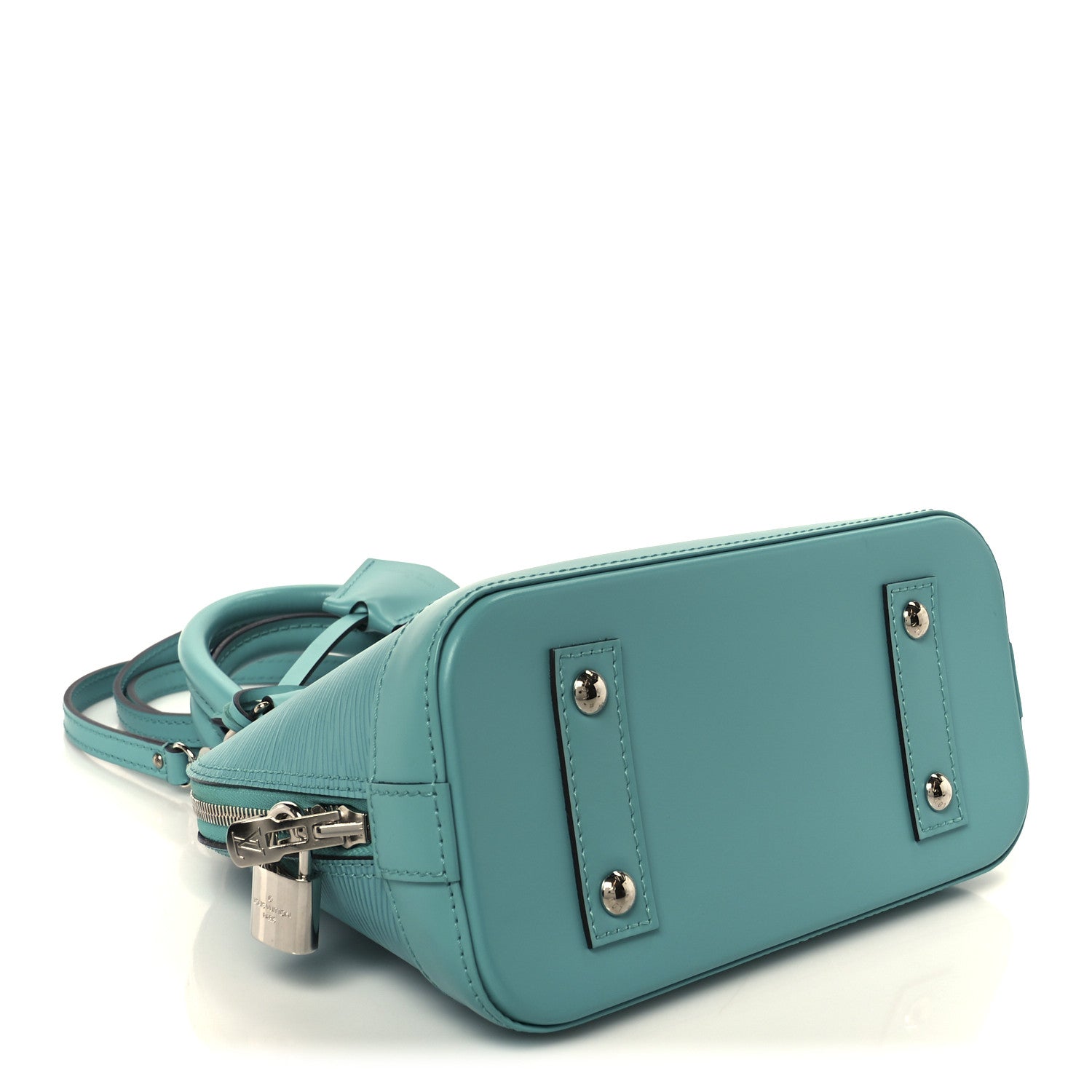 Louis Vuitton Epi Alma BB Turquoise 4 of 14