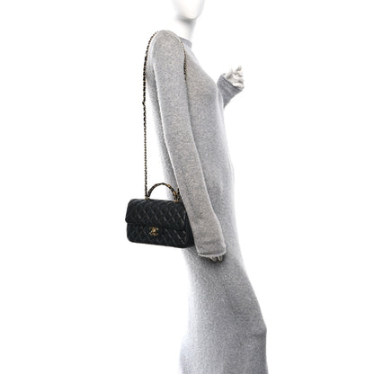 Chanel Caviar Quilted Small Handy CC Flap Black 2 of 11