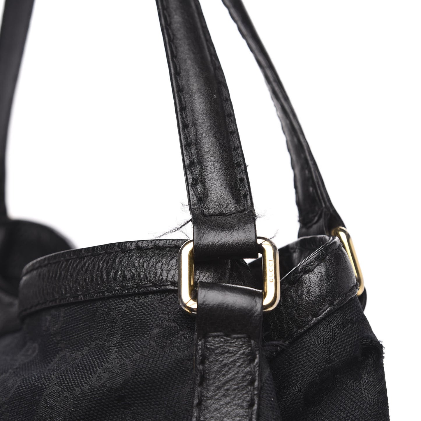 Monogram Medium Jockey Tote Black