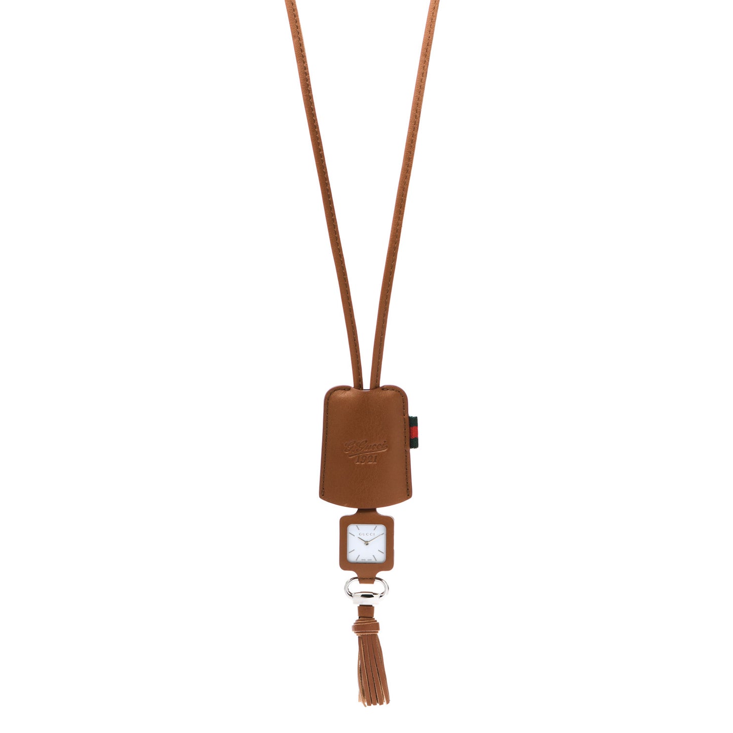 Stainless Steel Calfskin 1921 Pendant Quartz Watch