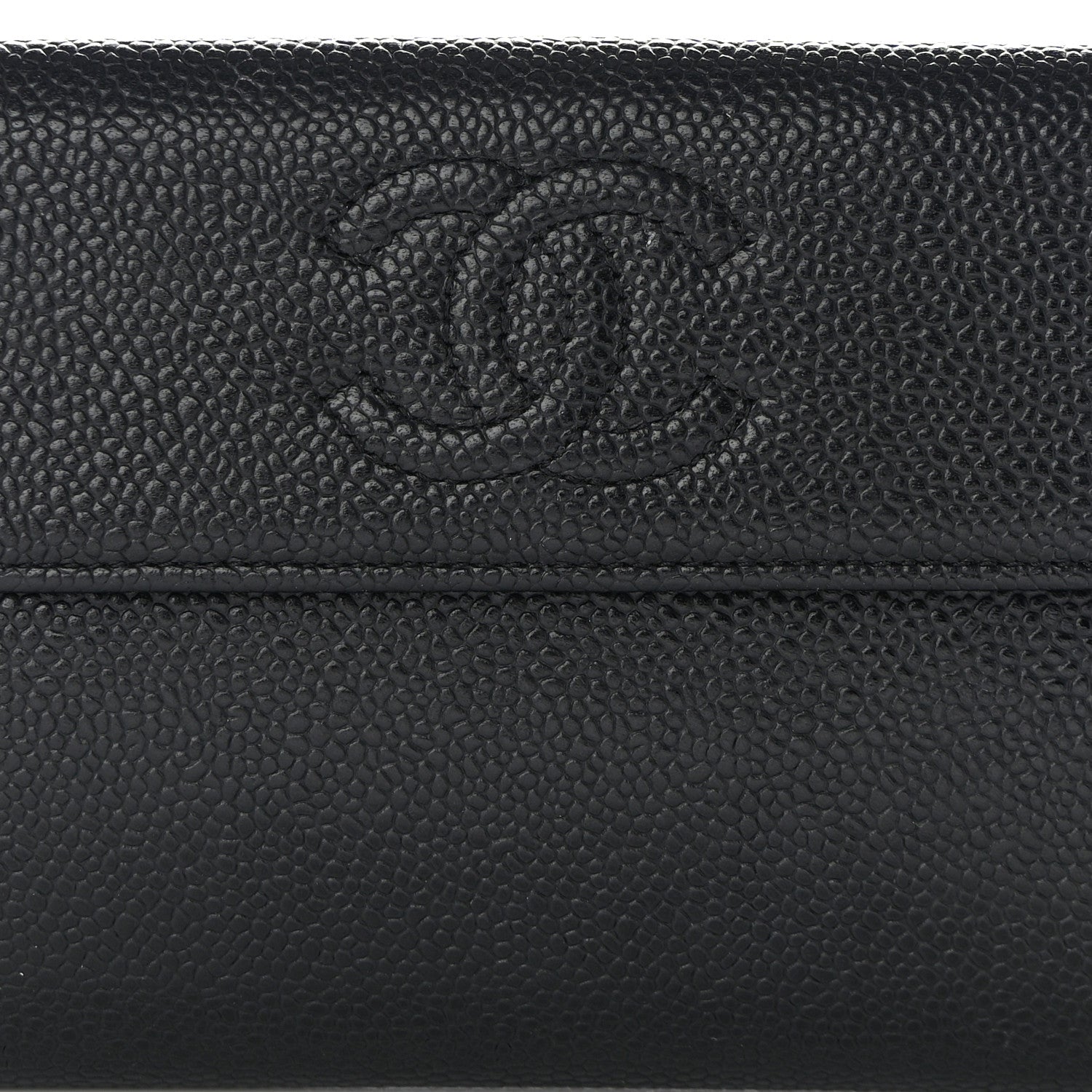 Chanel Caviar Timeless CC French Long Wallet Black 11 of 19