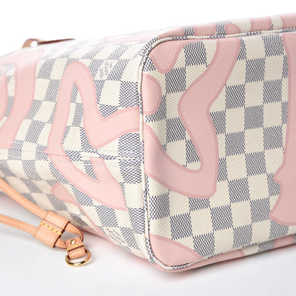 Louis Vuitton Damier Azur Tahitienne Neverfull MM 6 of 15