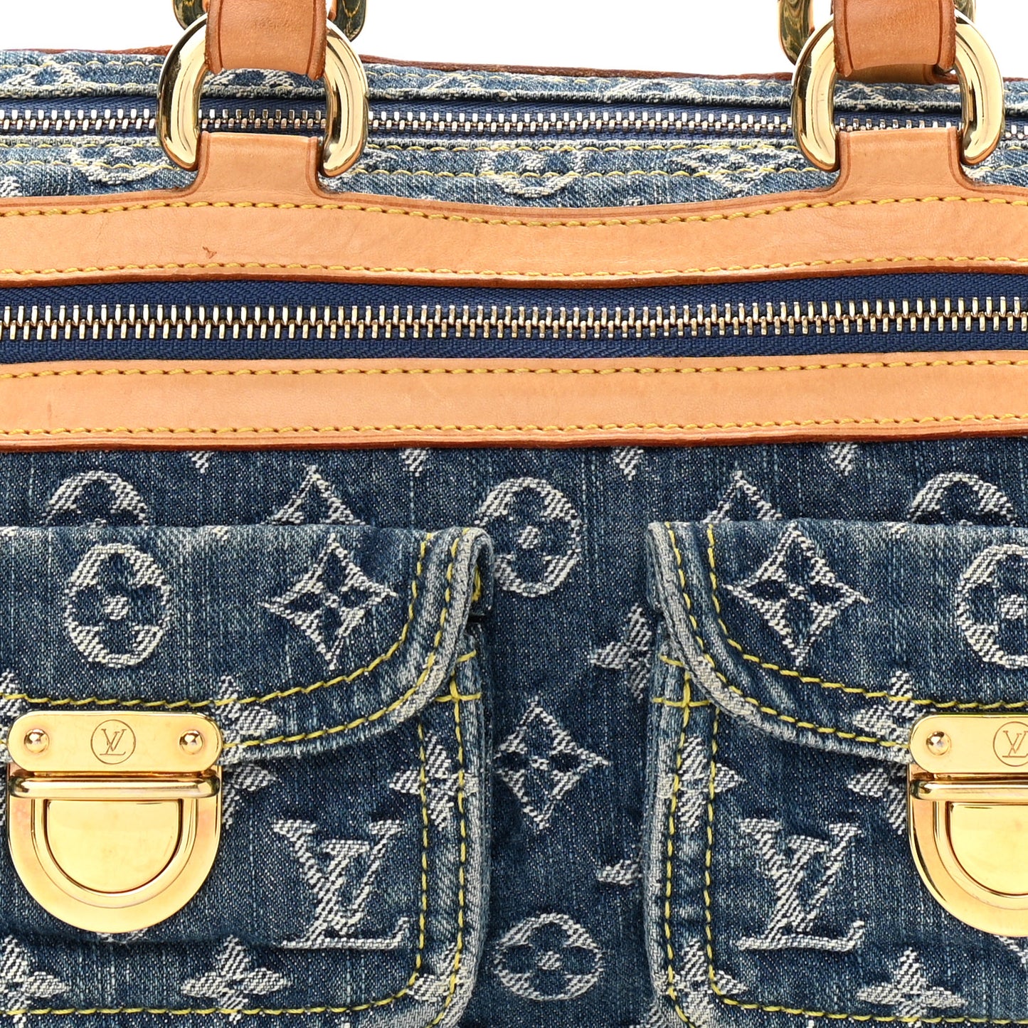Monogram Denim Neo Speedy Blue