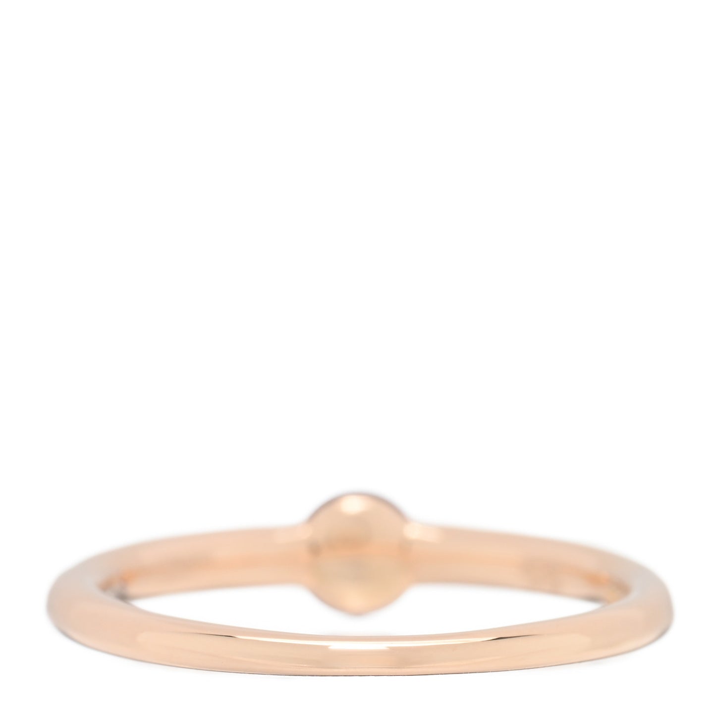 18K Rose Gold Amethyst Diamond M'Ama Non M'Ama Ring 55 7.25