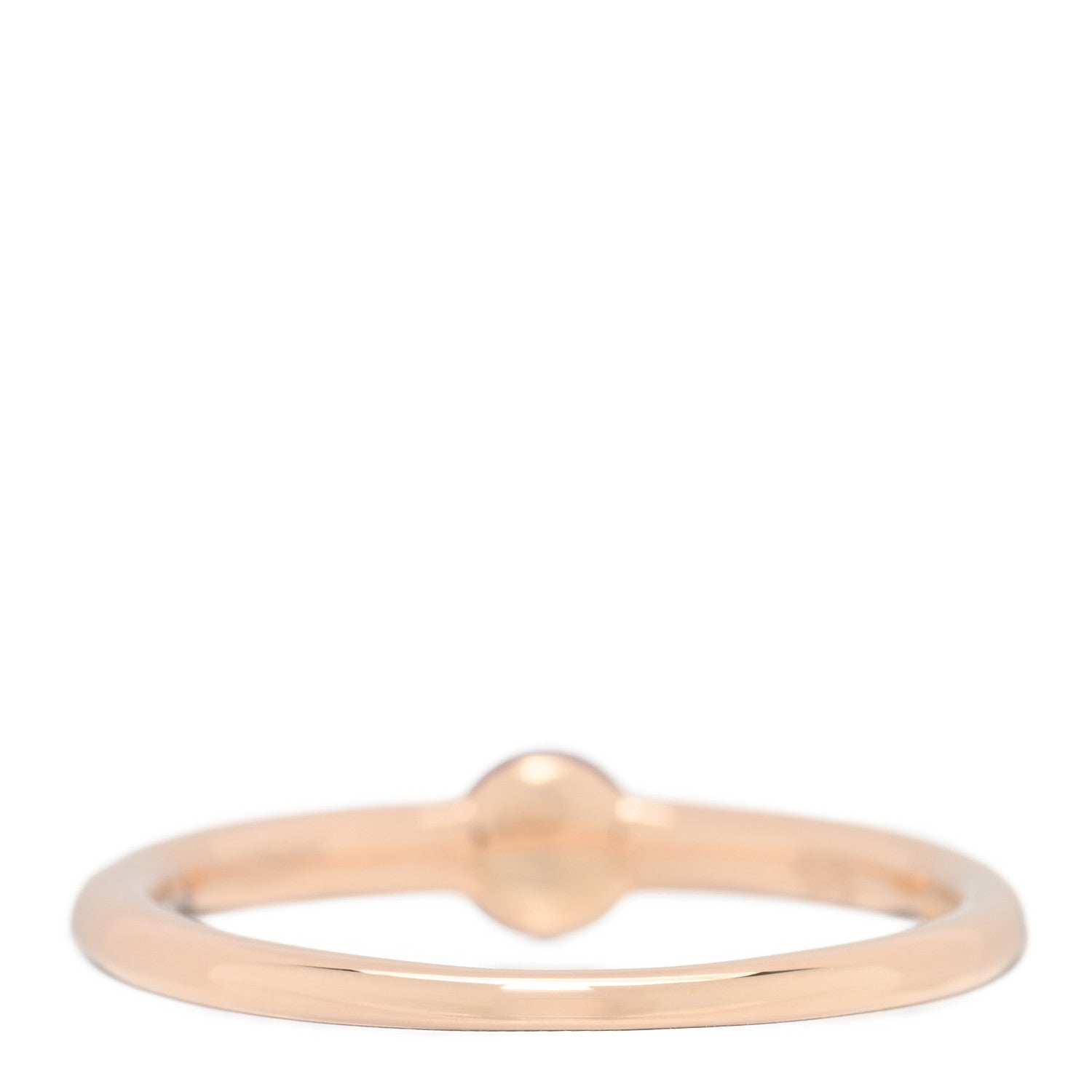 Pomellato 18K Rose Gold Amethyst Diamond M'Ama Non M'Ama Ring 55 7.25 3 of 5