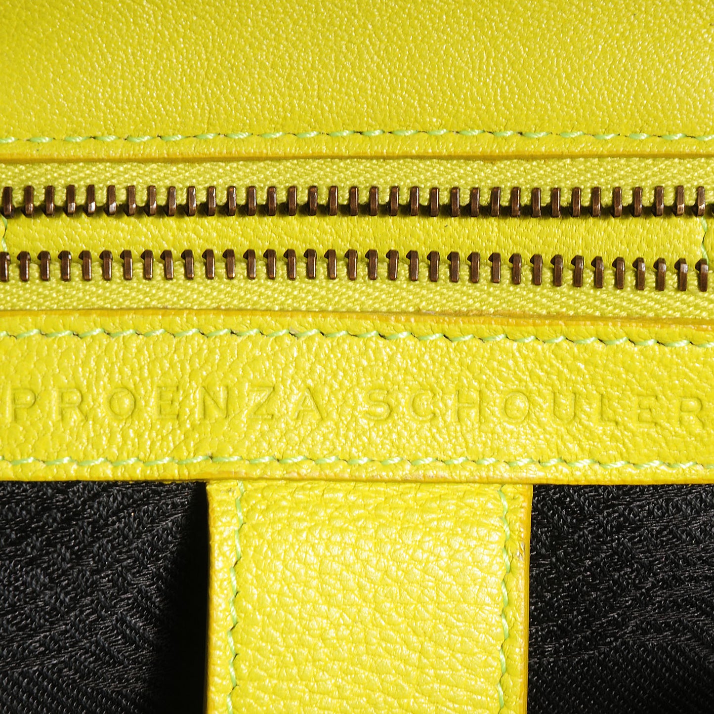 Lambskin PS1 Medium Satchel Lemon