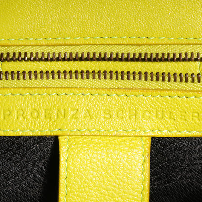 Proenza Schouler Lambskin PS1 Medium Satchel Lemon 10 of 14