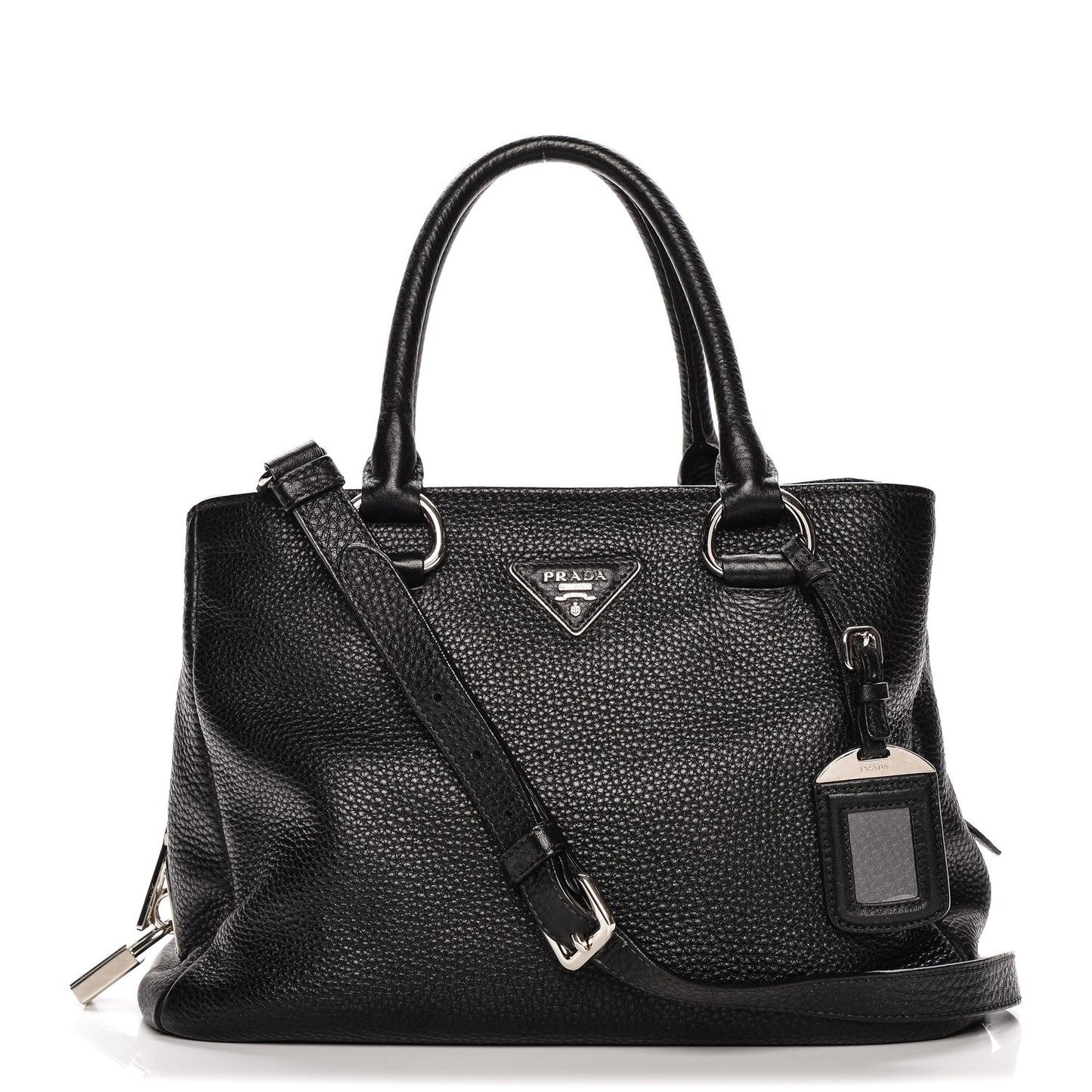 Vitello Daino Tote Nero Black