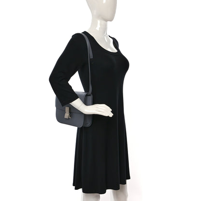 Celine Box Calfskin Medium Classic Box Flap Bag Zinc 2 of 14