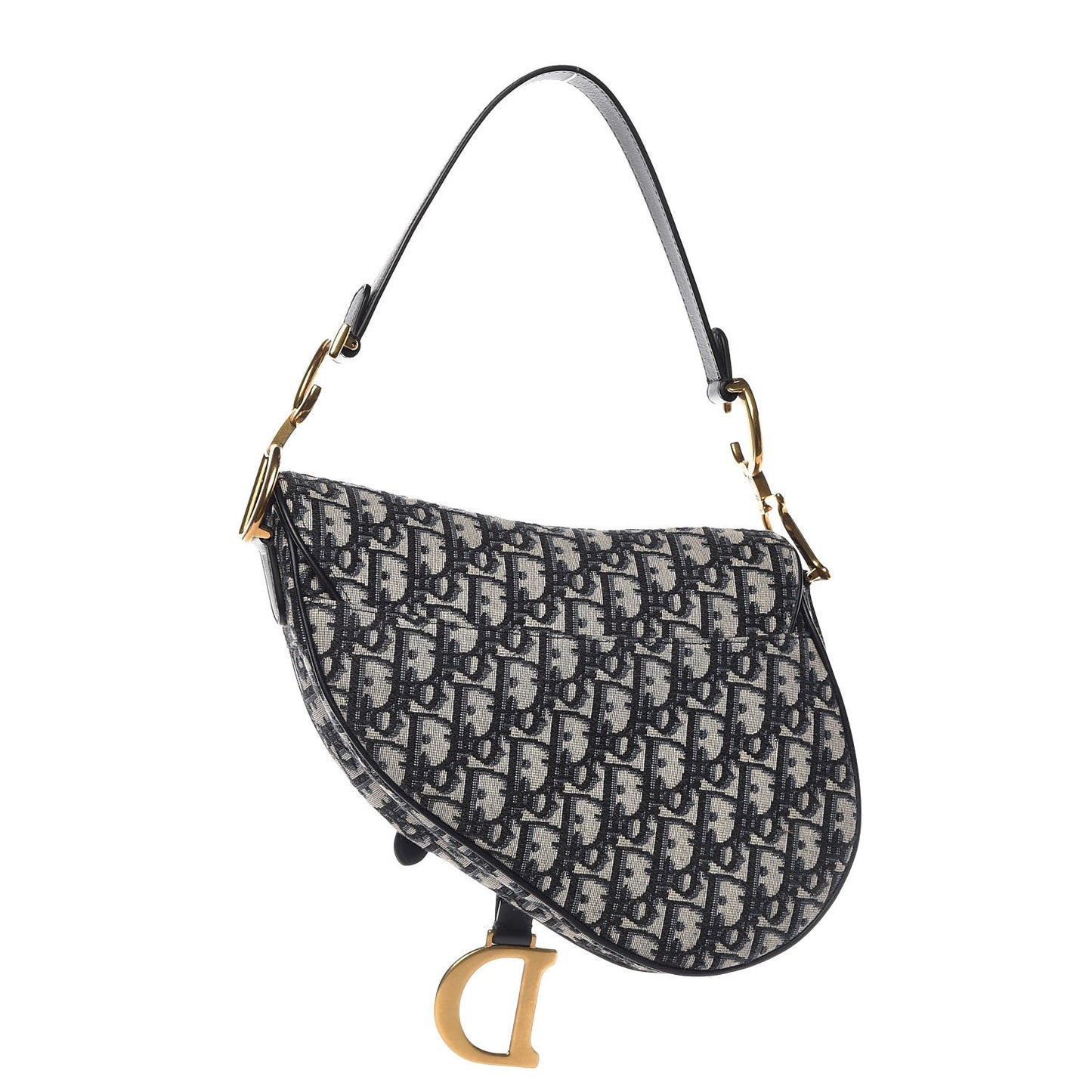 Oblique Saddle Bag Blue