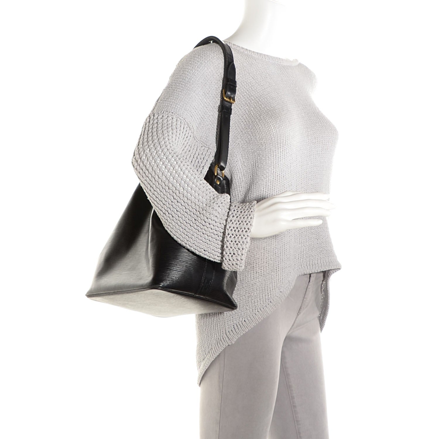 Louis Vuitton Epi Petit Noe Black 2 of 7