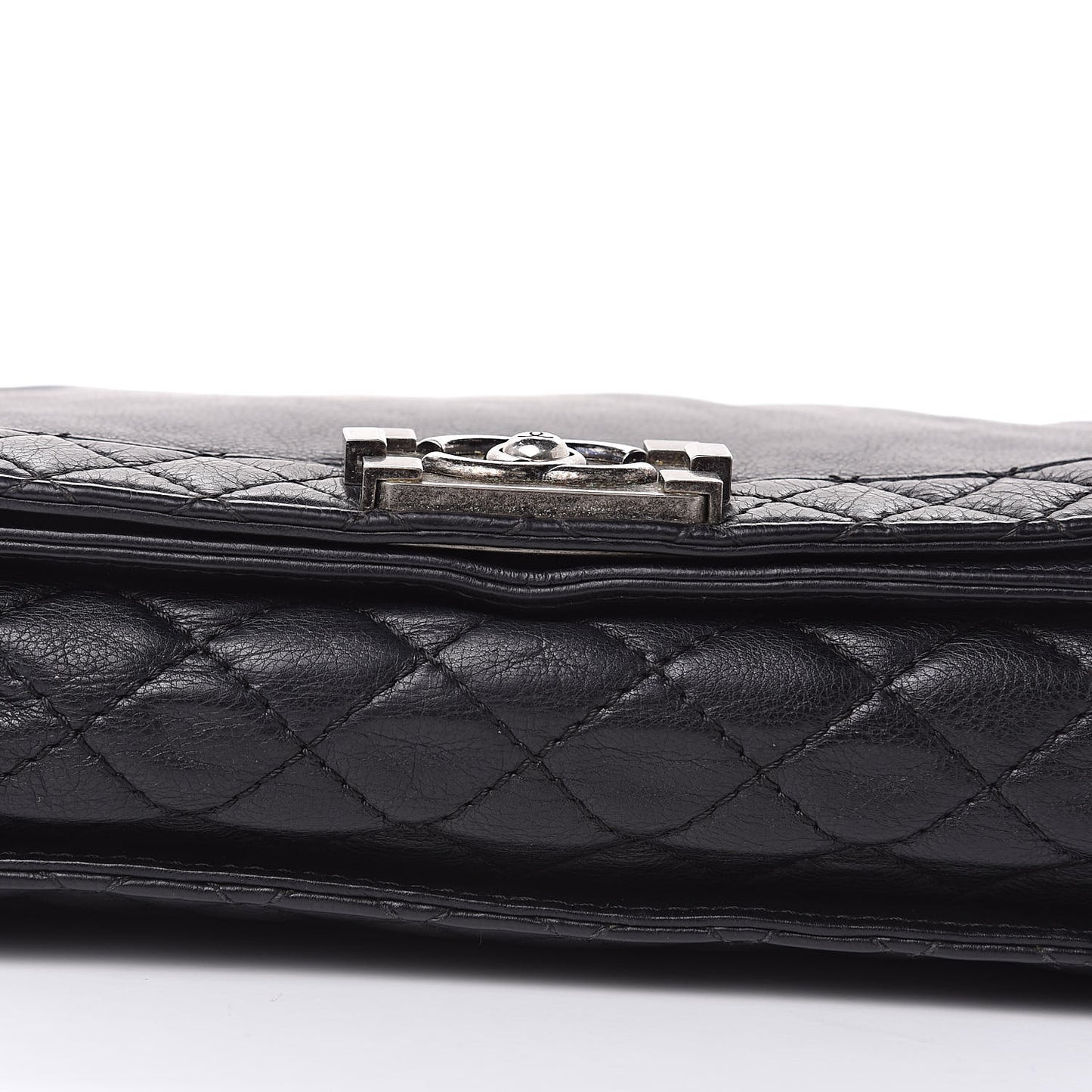 Calfskin New Medium Boy Reverso Flap Black