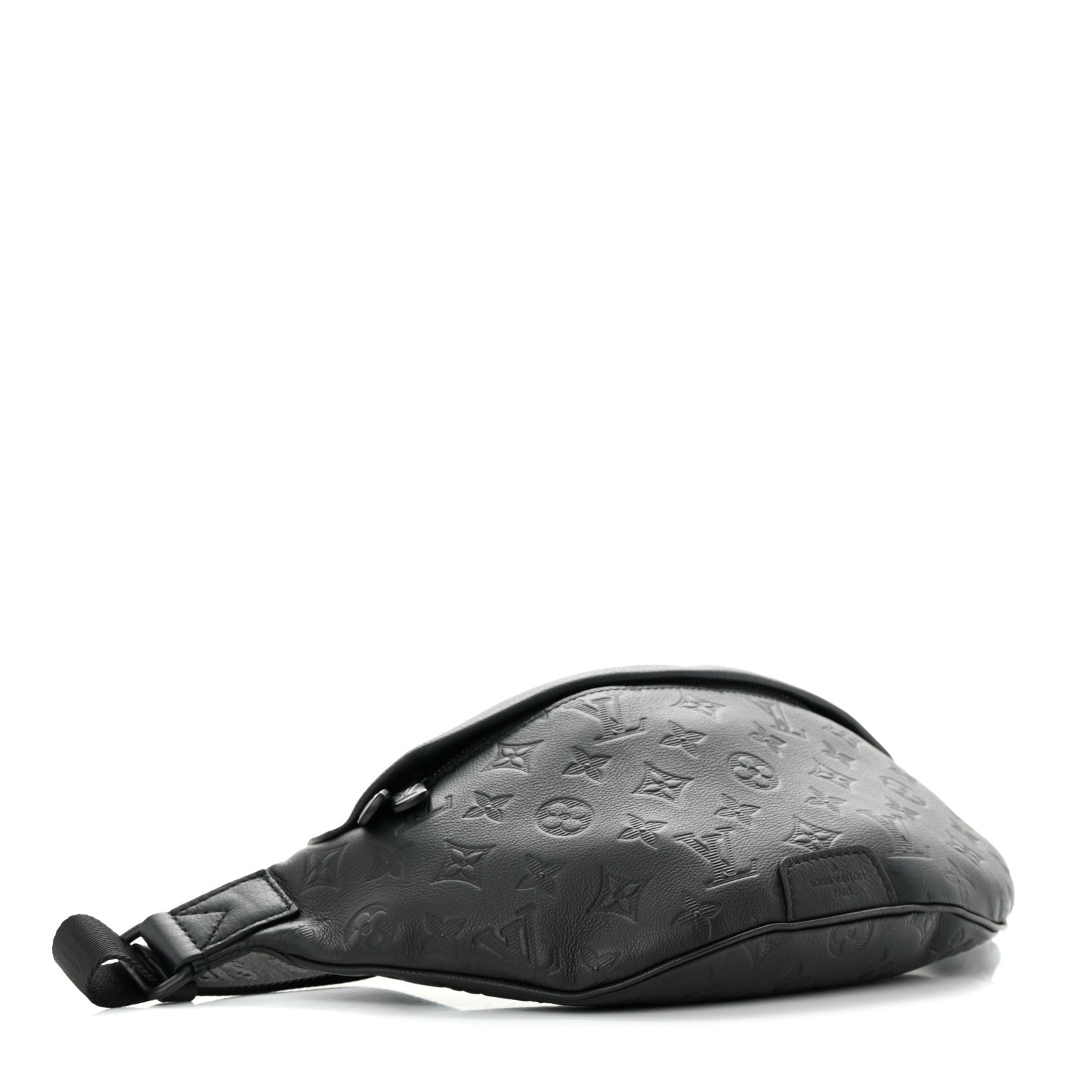 Louis Vuitton Calfskin Monogram Shadow Discovery Bumbag Black 4 of 11