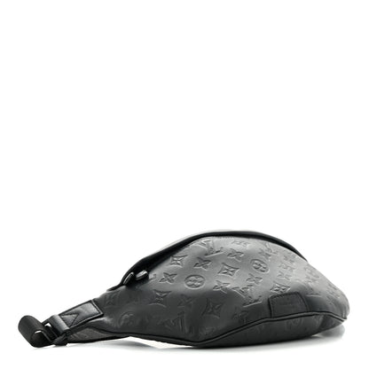 Louis Vuitton Calfskin Monogram Shadow Discovery Bumbag Black 4 of 11