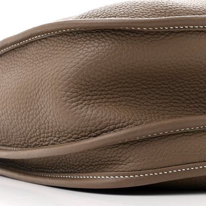 Hermes Taurillon Clemence Evelyne III GM Etoupe 9 of 12