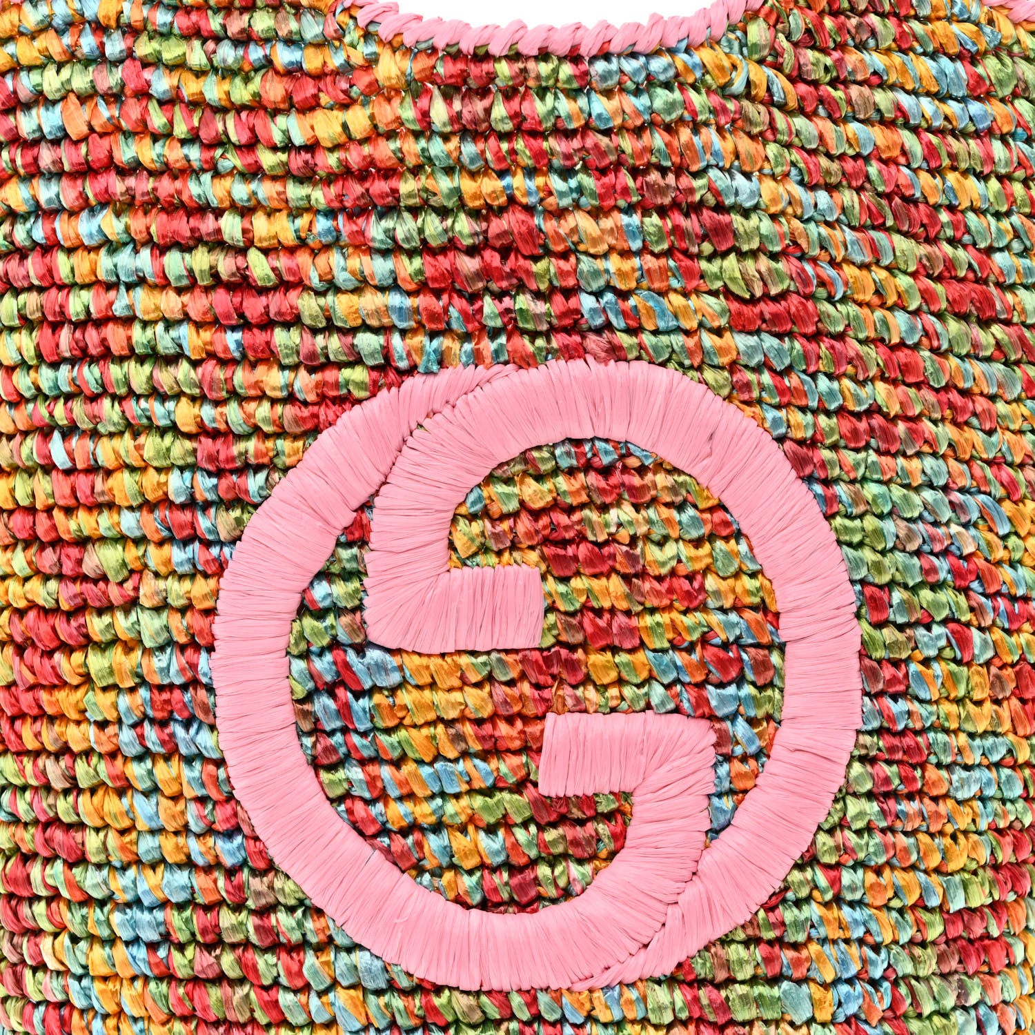 Gucci Raffia Mini Blondie Tote Multicolor 8 of 10