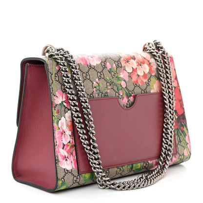 Gucci GG Supreme Monogram Blooms Medium Padlock Shoulder Bag Beige Multicolor Dry Rose 3 of 10