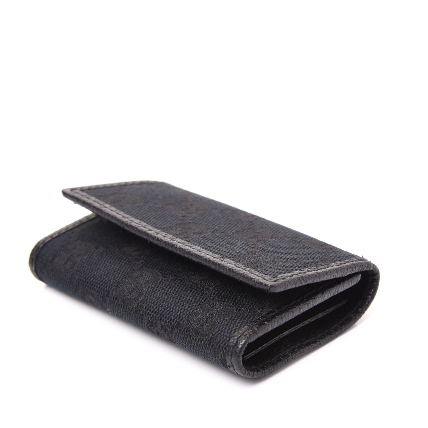 Gucci Monogram 6 Key Holder Case Black 5 of 10