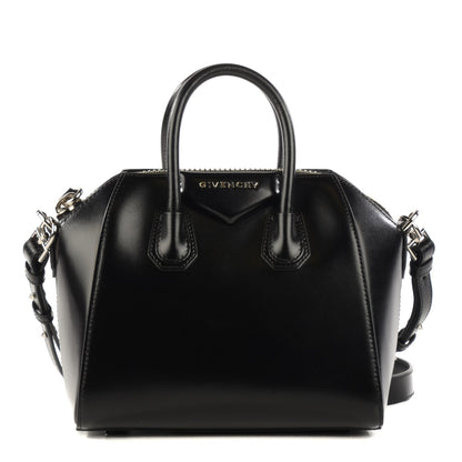 Givenchy Shiny Lord Calfskin Mini Antigona Black 1 of 7
