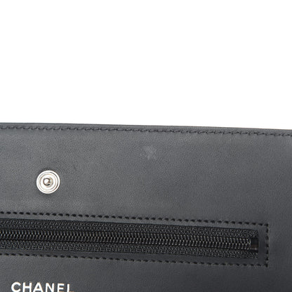 Chanel Caviar Timeless CC Wallet On Chain WOC Black 12 of 13