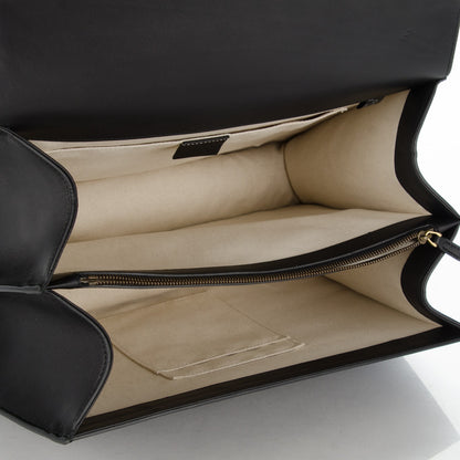 Gucci Calfskin Bamboo Web Large Dionysus Top Handle Bag Black Bright Evergreen Hibiscus Red 7 of 9
