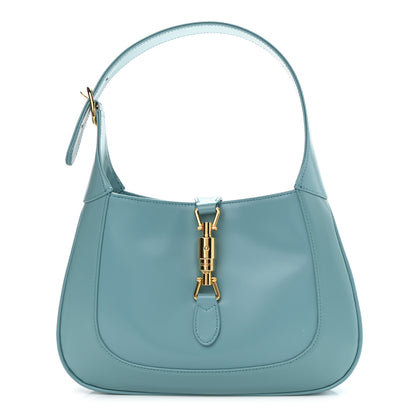 Gucci Boarded Dyana Lux Calfskin Small Jackie 1961 Hobo Dusty Azure 1 of 10