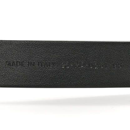 Christian Dior Calfskin 30 Montaigne Cut-Out CD Belt 95 38 Black 6 of 10