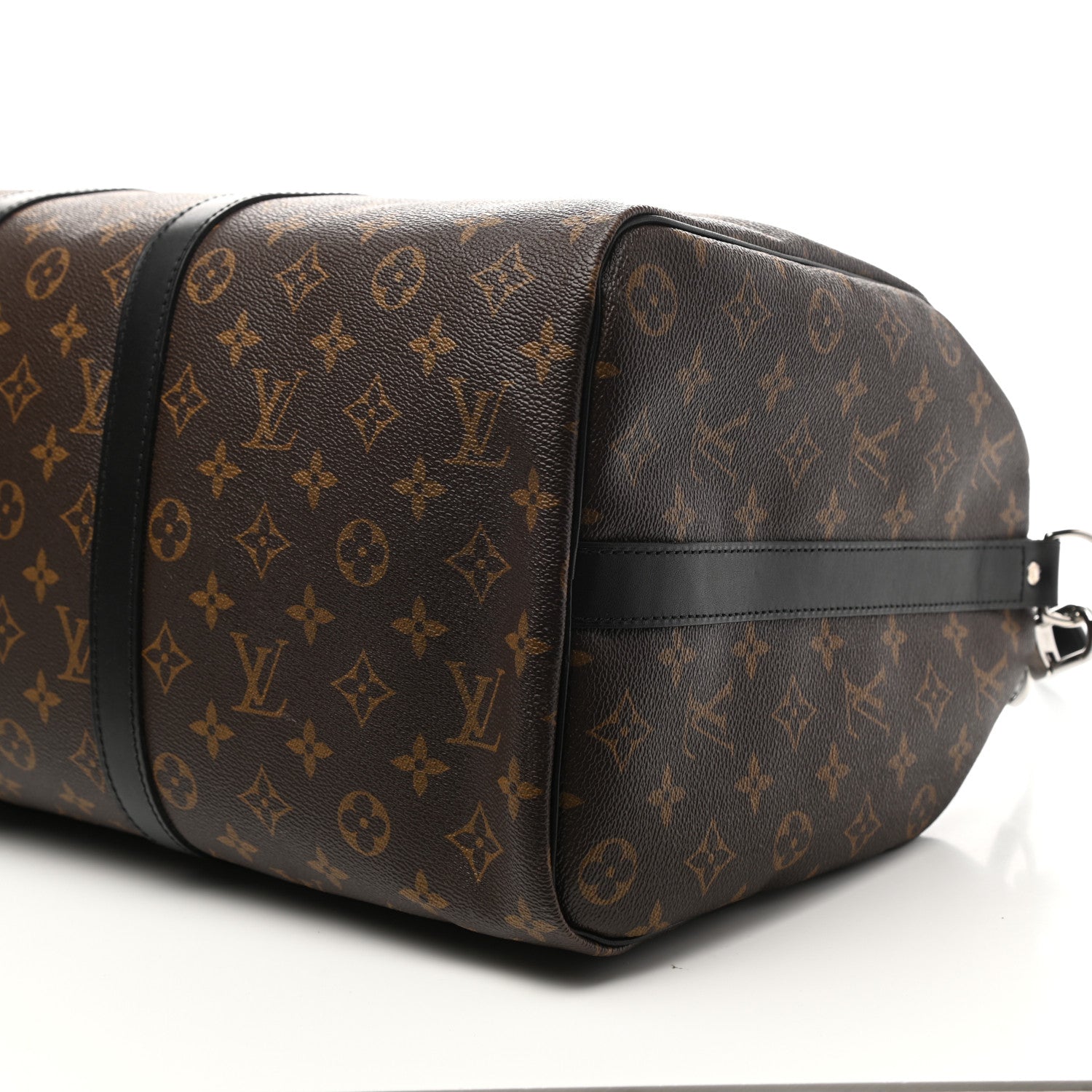 Louis Vuitton Monogram Macassar Keepall Bandouliere 45 10 of 10