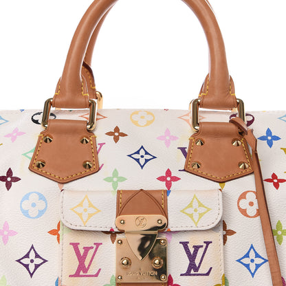 Louis Vuitton Monogram Multicolor Speedy 30 White 7 of 7