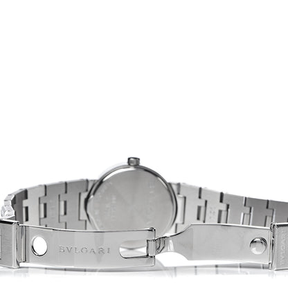 Bulgari Stainless Steel 23mm Quartz Watch Black 5 of 7