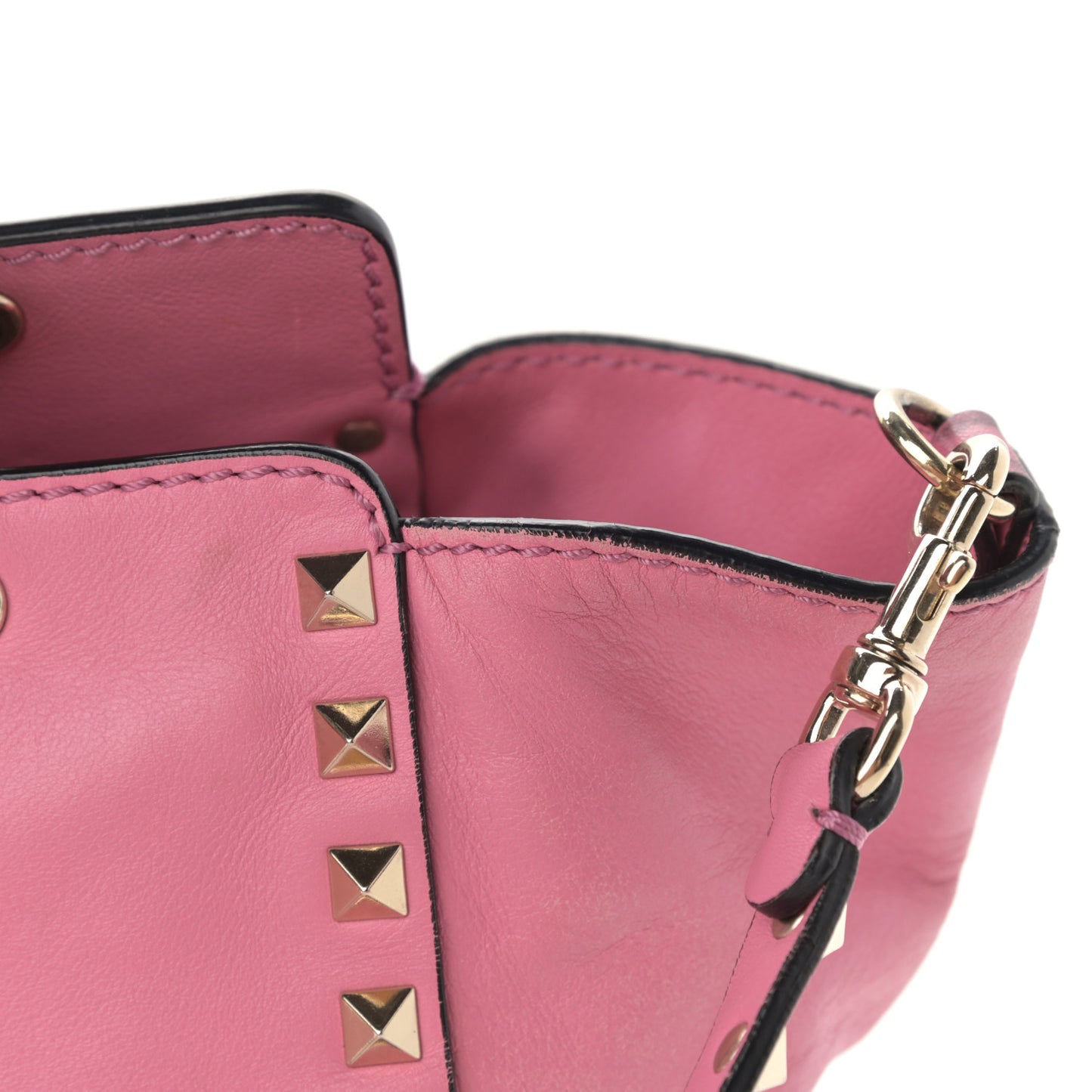 Vitello Small Rockstud Tote Ninphea