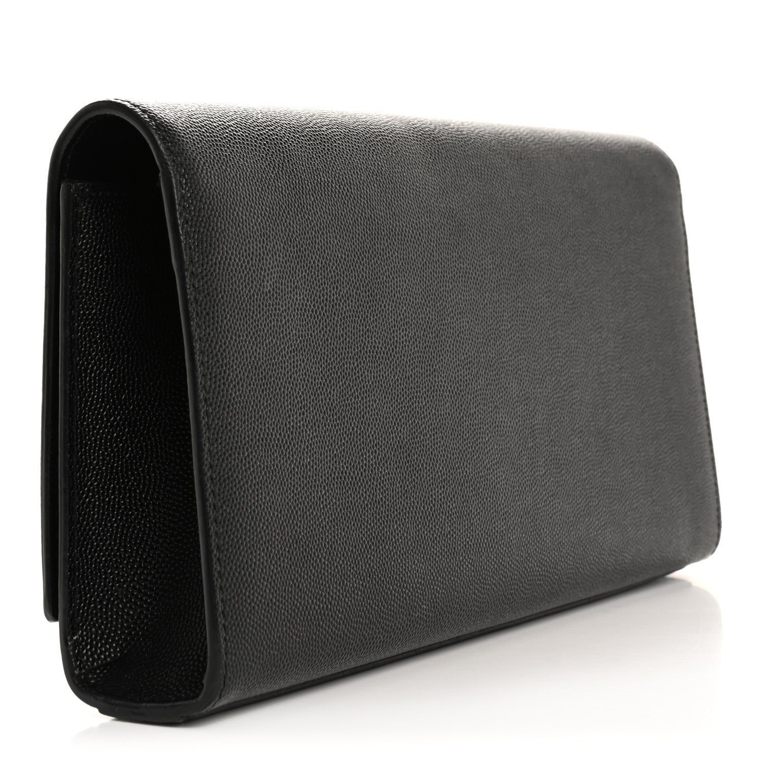 Saint Laurent Grain De Poudre Monogram Cassandre Clutch Black 3 of 9
