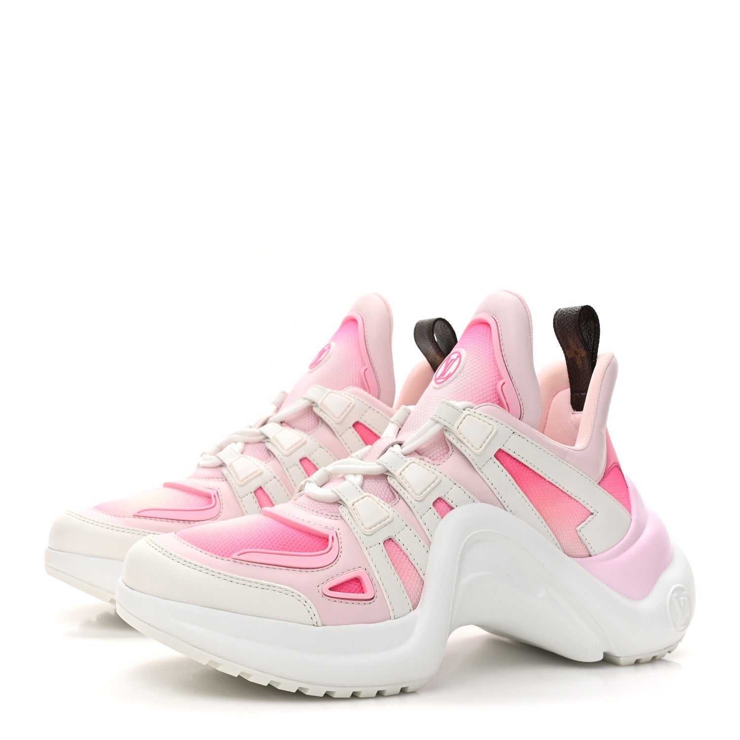 Louis Vuitton Calfskin Technical Nylon LV Archlight Sneaker 39 Rose Clair 4 of 9