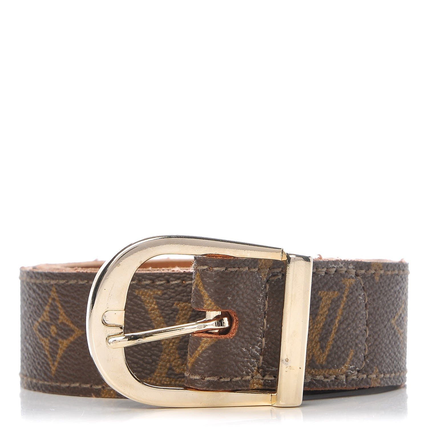 Louis Vuitton Monogram Saks Fifth Avenue Ellipse Belt 32 1 of 6