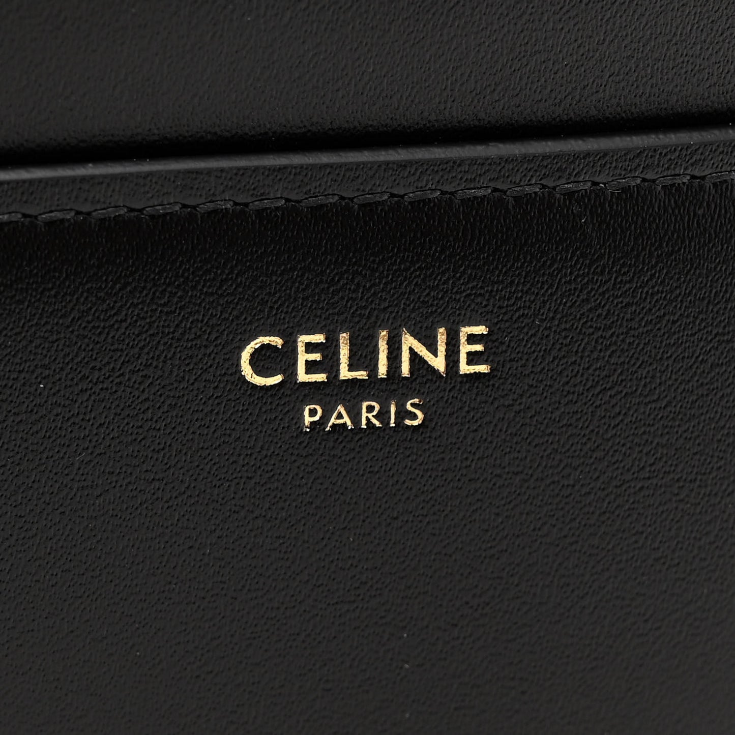 Satinated Calfskin Small 16 Top Handle Bag Black