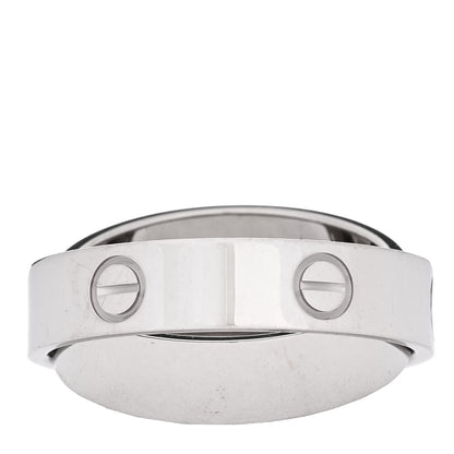 Cartier 18K White Gold 5.5mm Astro Ring 60 9.25 3 of 5