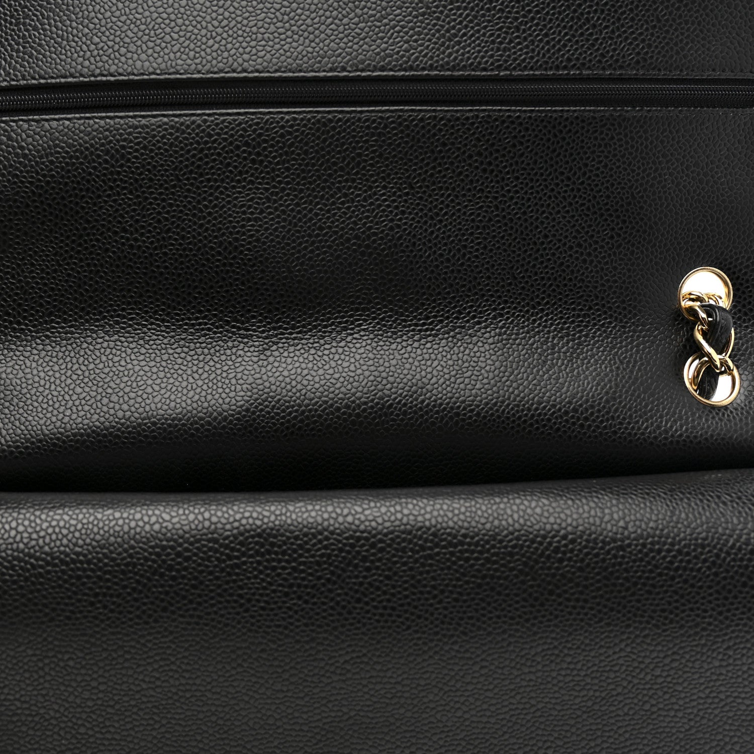 Chanel Caviar Quilted Maxi Double Flap Black 11 of 14