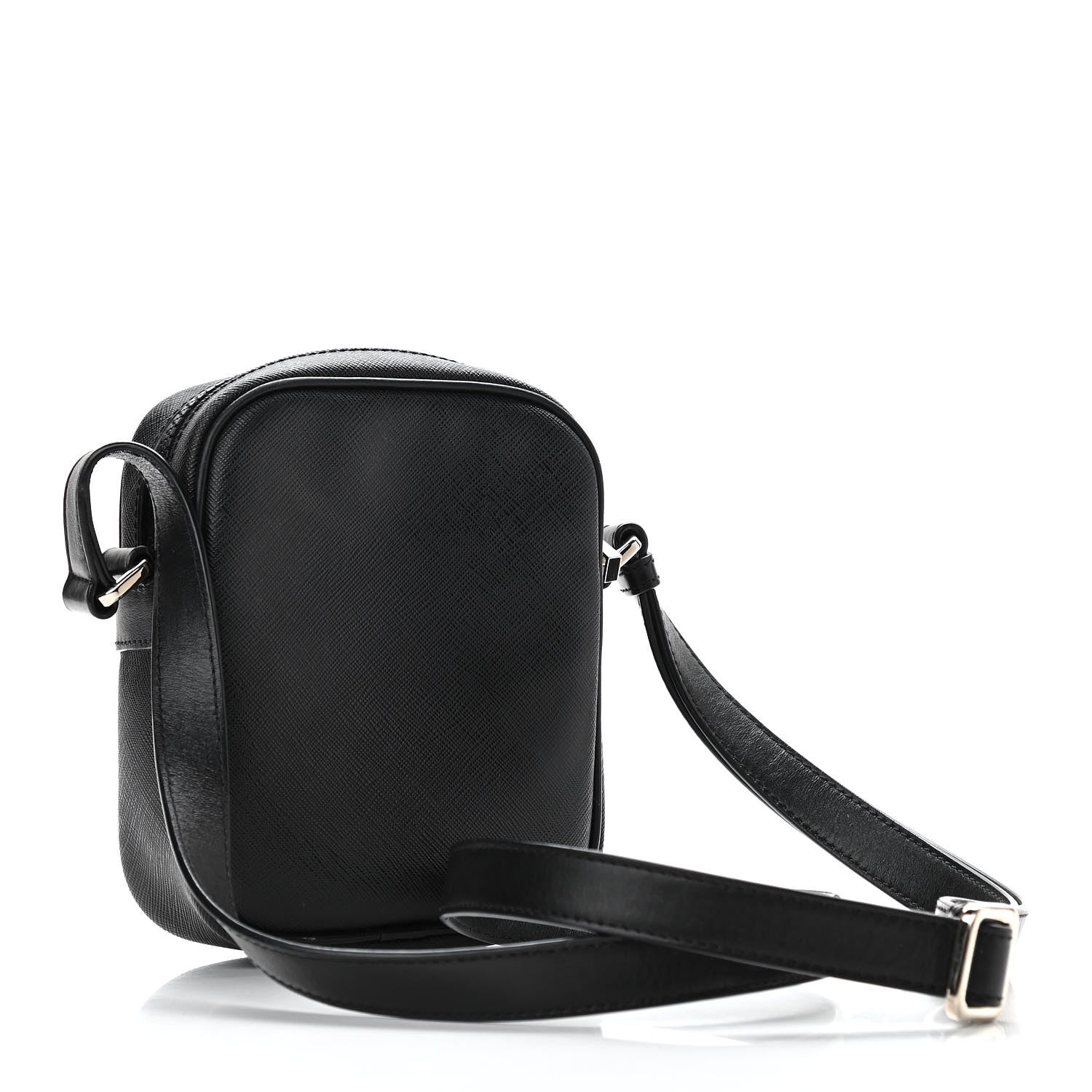 Versace Saffiano Small Medusa Messenger Bag Black 3 of 10