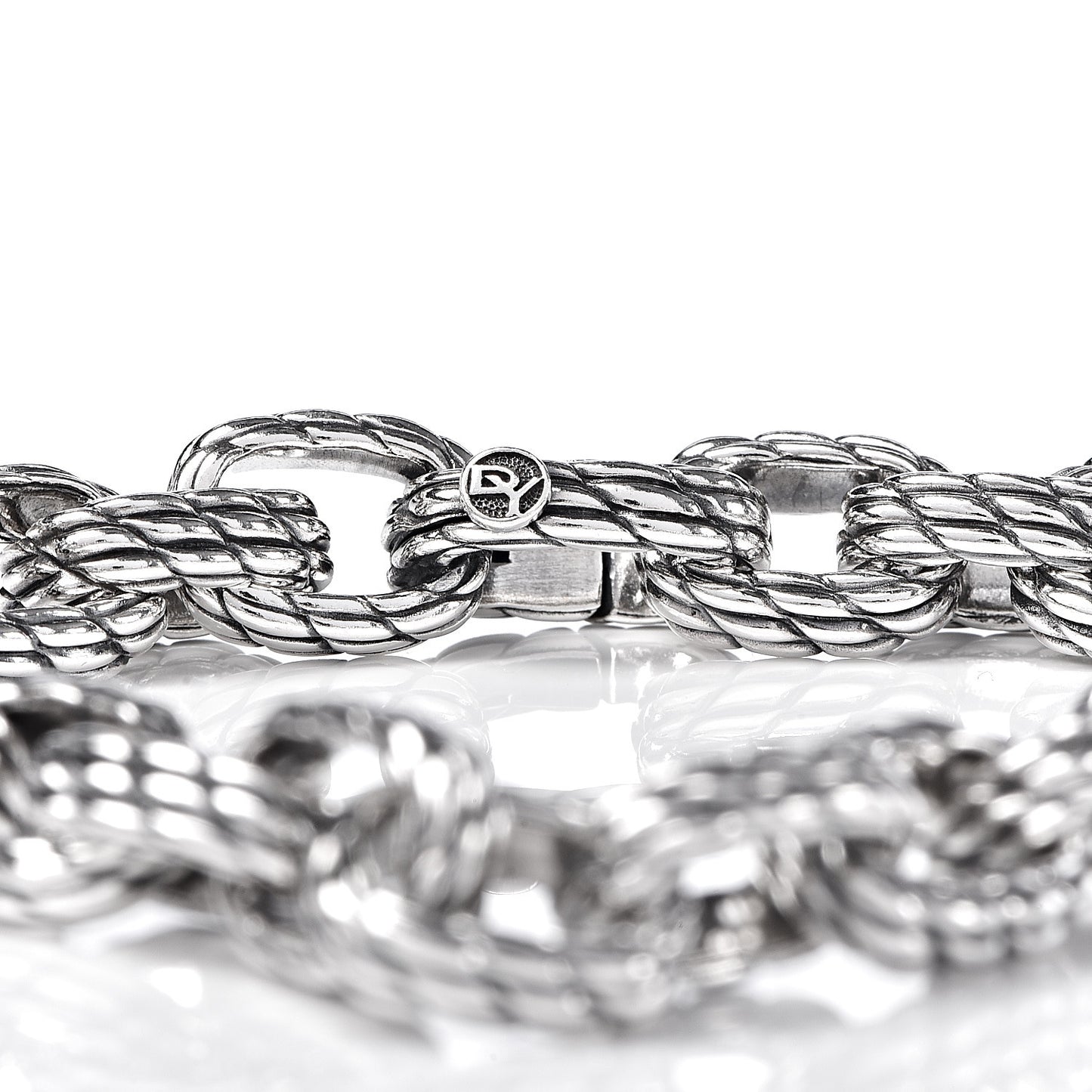 Sterling Silver Men's Chain Link Bracelet