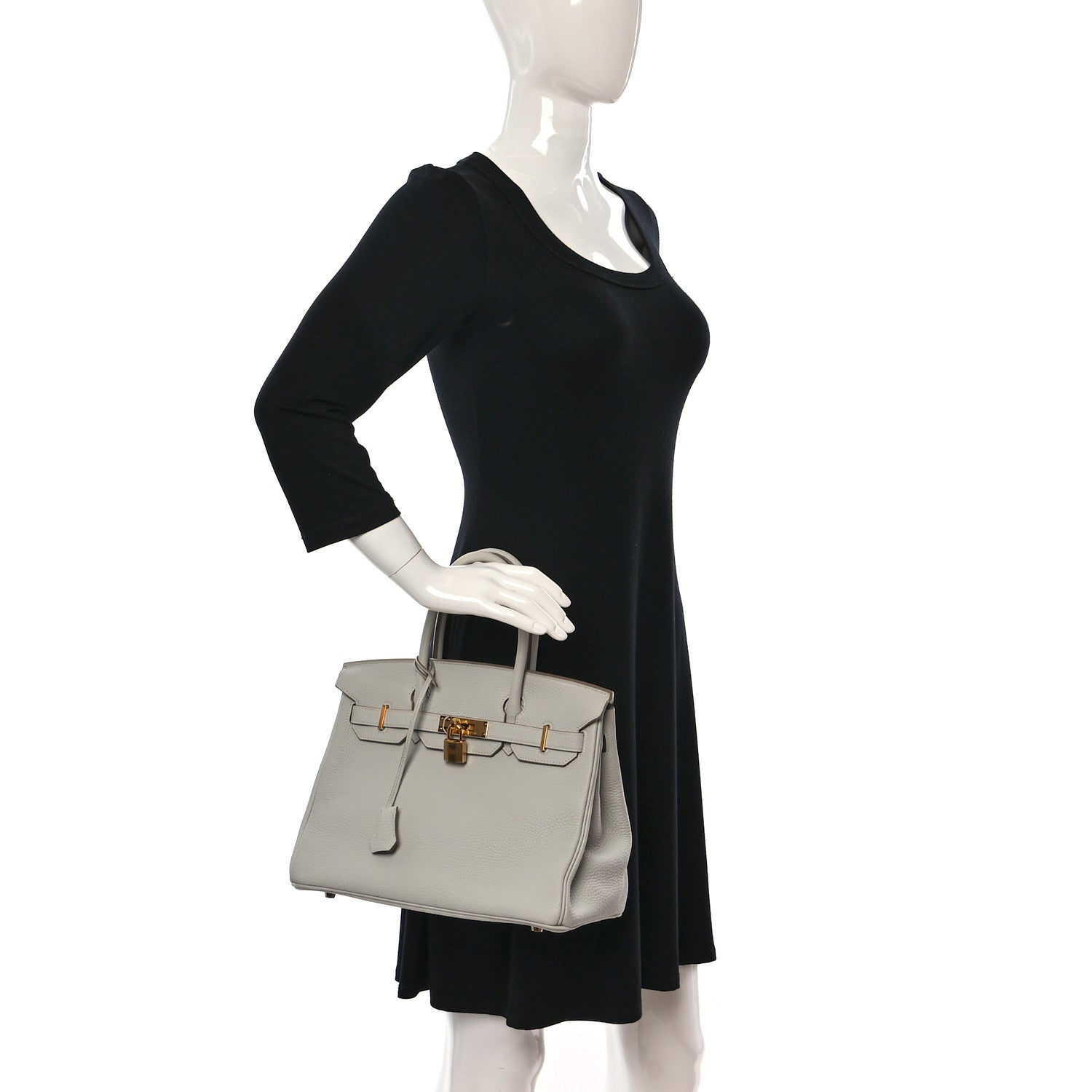 Hermes Togo Birkin 30 Gris Perle 2 of 12