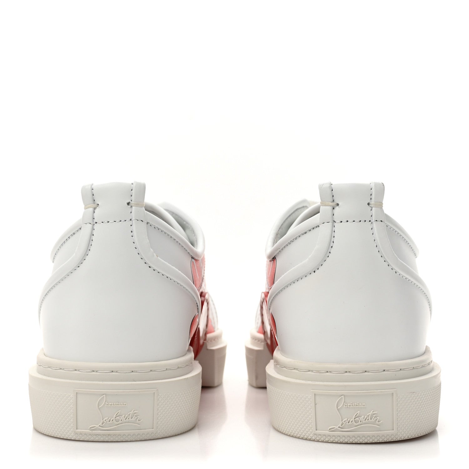 Christian Louboutin x Shun Sudo Adolon Junior Button Flower Low Top Mens Sneaker 39 White Multicolor 5 of 11