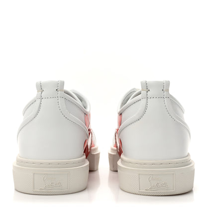 Christian Louboutin x Shun Sudo Adolon Junior Button Flower Low Top Mens Sneaker 39 White Multicolor 5 of 11