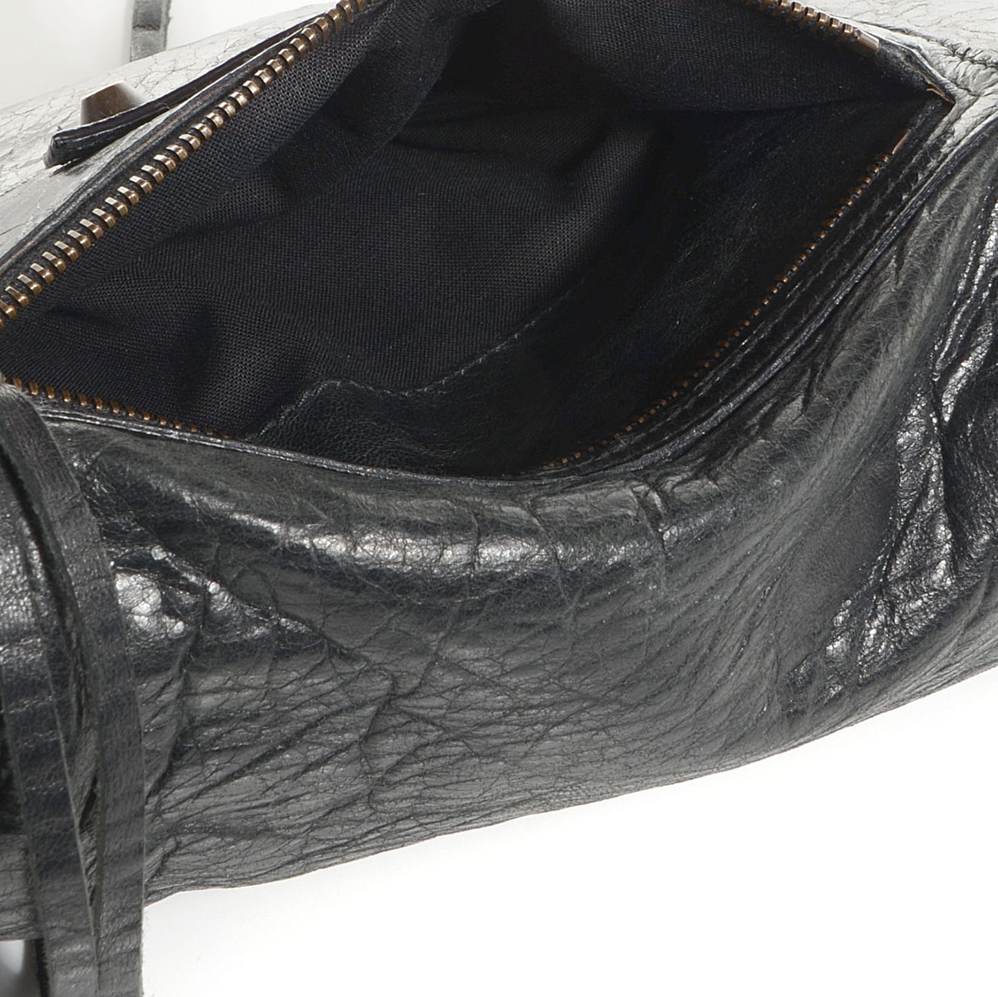 Agneau Classic Hardware Pochette Black